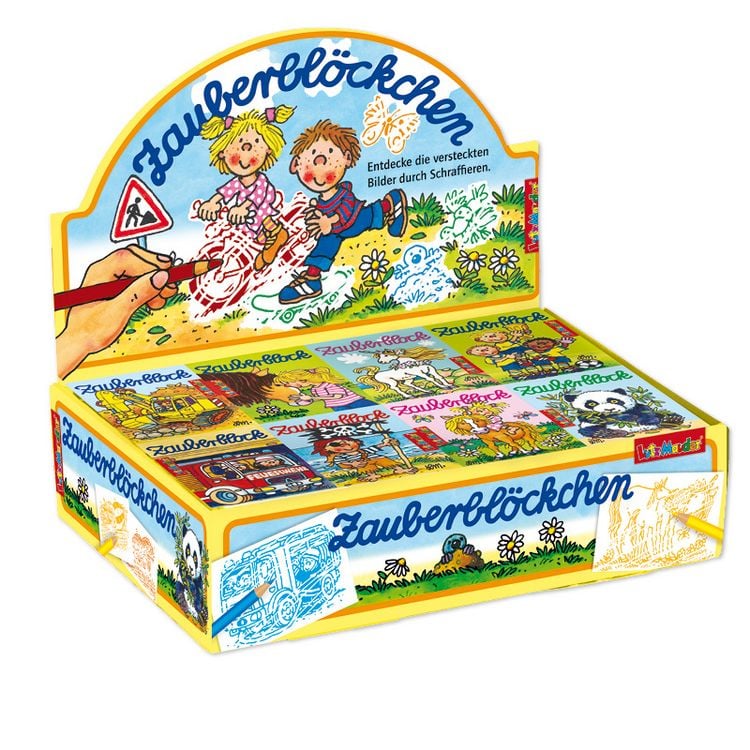 Produktbild: Zauberblock Display 9, A8, 8 Motive je 20 St&uuml;ck