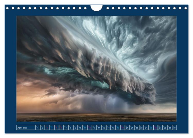 Produktbild: Im Bann der Naturgewalten (Wandkalender 2026 DIN A4 quer), CALVENDO Monatskalender