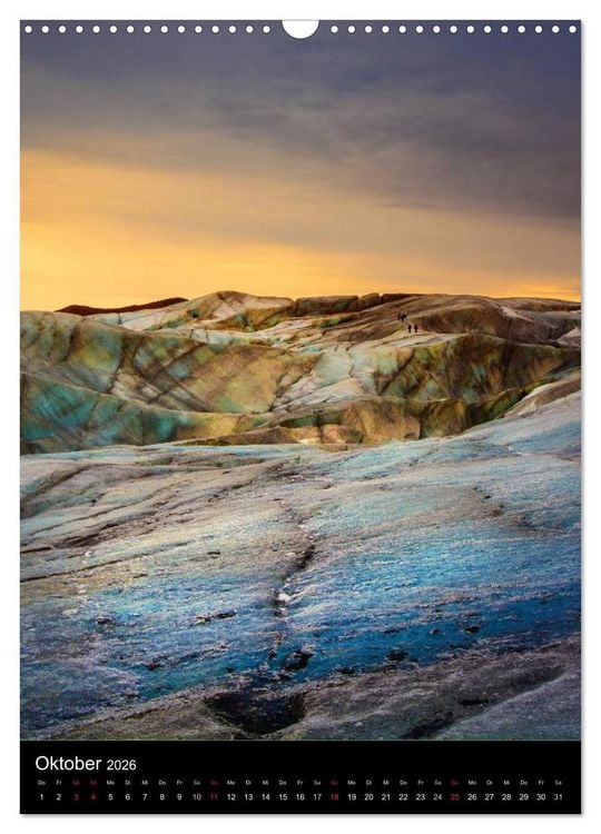 Produktbild: Island - Wundervolle Landschaften (Wandkalender 2026 DIN A3 hoch), CALVENDO Monatskalender