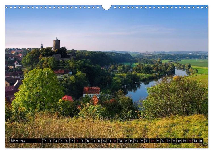 Produktbild: Saale-Unstrut - Region aus Wein und Stein (Wandkalender 2026 DIN A3 quer), CALVENDO Monatskalender