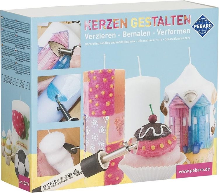 Produktbild: PEBARO 0277 - Kerzen gestalten, Verzieren-Bemalen-Verformen, Kreativ-Set