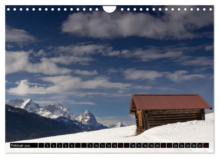 Produktbild: Werdenfelser Land (Wandkalender 2026 DIN A4 quer), CALVENDO Monatskalender