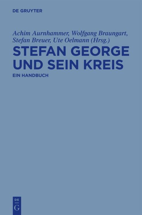 Produktbild: Stefan George und sein Kreis