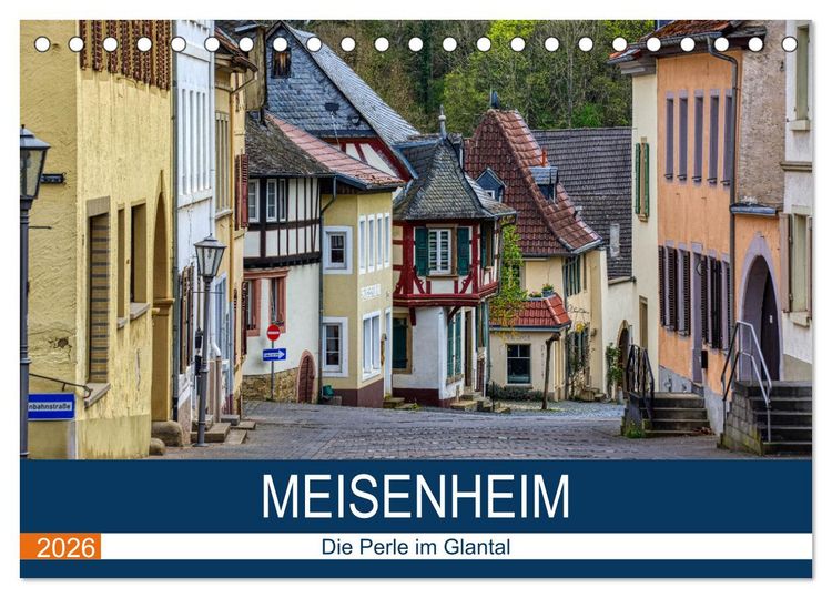 Produktbild: Meisenheim - Die Perle im Glantal (Tischkalender 2026 DIN A5 quer), CALVENDO Monatskalender