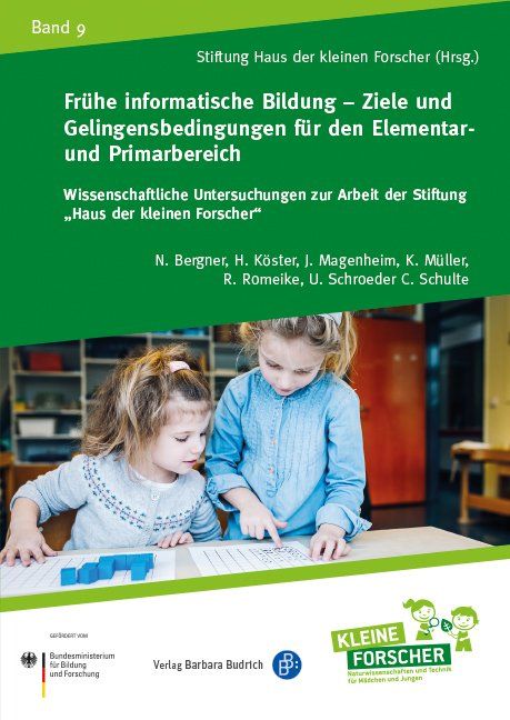 Produktbild: Fr&uuml;he informatische Bildung &ndash; Ziele und Gelingensbedingungen f&uuml;r den Elementar- und Primarbereich