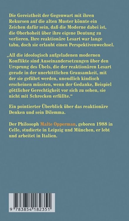 Produktbild: Die reaktion&auml;re Lesart