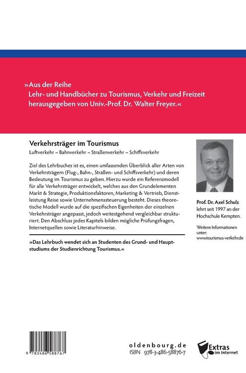Produktbild: Verkehrstr&auml;ger im Tourismus