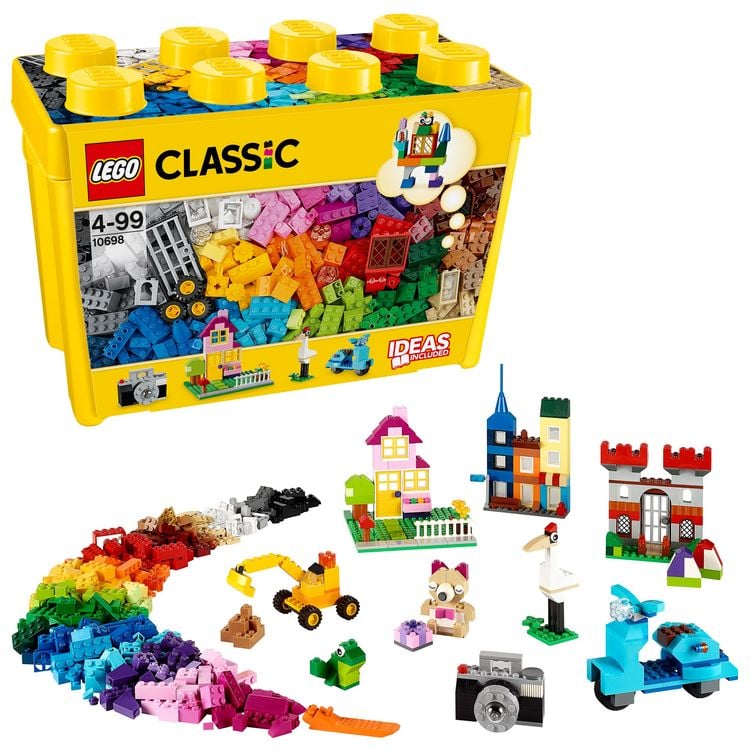 Produktbild: LEGO Classic 10698 Gro&szlig;e Bausteine-Box, Spielzeugaufbewahrung, Bausteine