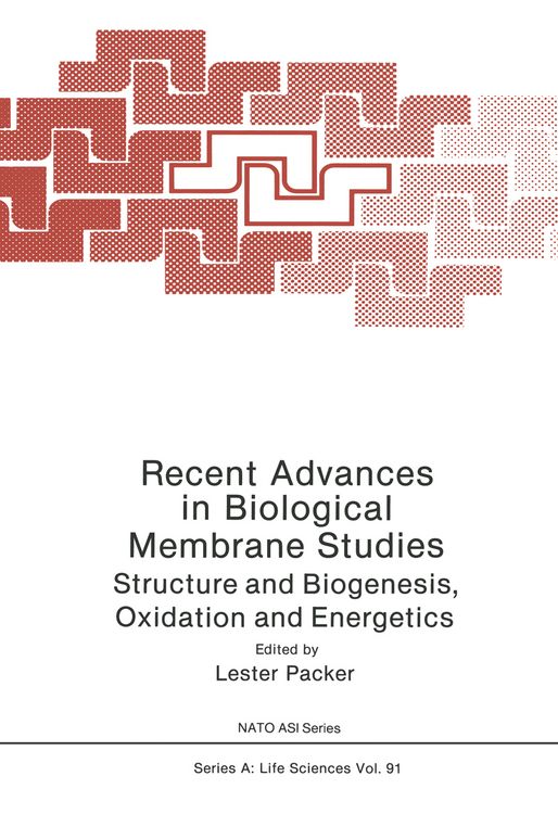 Produktbild: Recent Advances in Biological Membrane Studies