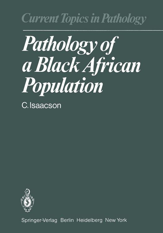 Produktbild: Pathology of a Black African Population