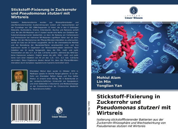 Produktbild: Stickstoff-Fixierung in Zuckerrohr und Pseudomonas stutzeri mit Wirtsreis