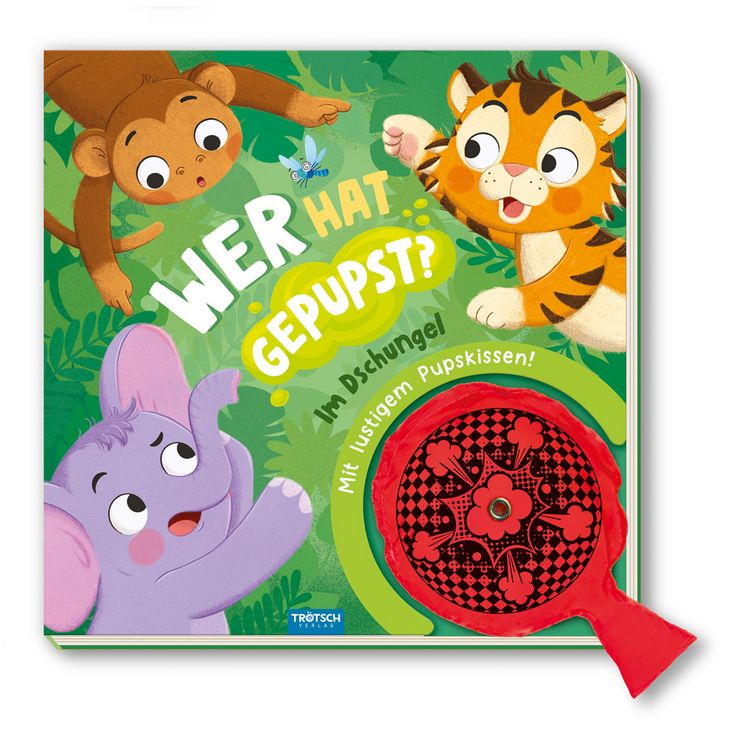 Produktbild: TR&Ouml;TSCH - Spielbuch Wer hat gepupst? Im Dschungel| Ab 3 Jahren