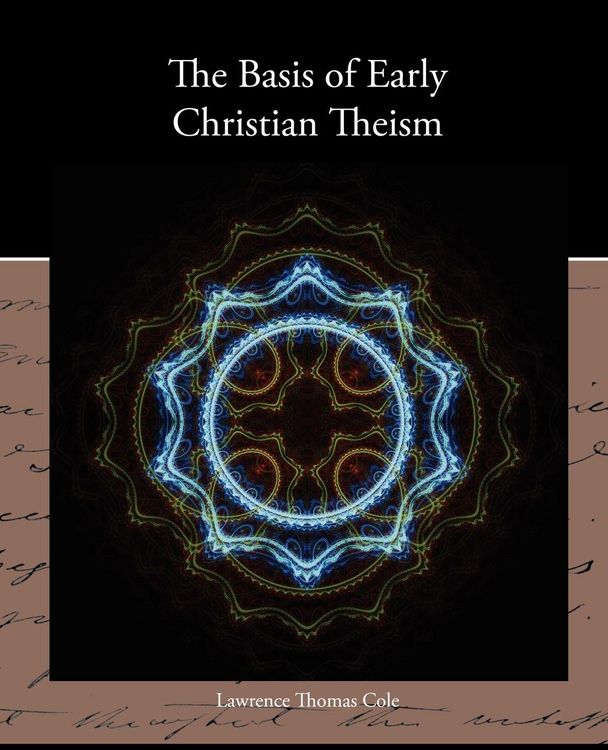 Produktbild: The Basis of Early Christian Theism