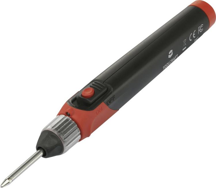 Produktbild: TOOLCRAFT LWK-123 L&ouml;tkolben 100 - 600&deg;C Akkubetrieben