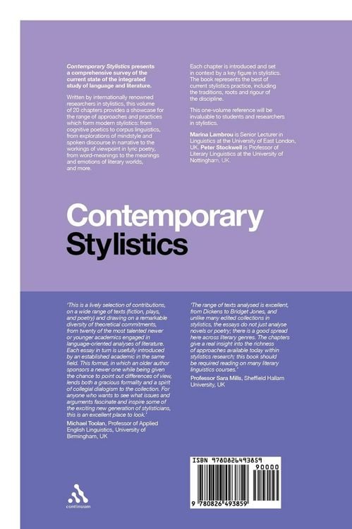 Produktbild: Contemporary Stylistics