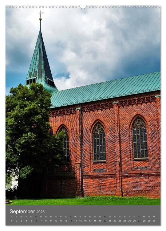 Produktbild: Kirchen und Kl&ouml;ster deutsche Kleinode (hochwertiger Premium Wandkalender 2026 DIN A2 hoch), Kunstdruck in Hochglanz