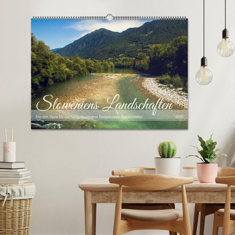 Produktbild: Slowenische Landschaften (Wandkalender 2026 DIN A2 quer), CALVENDO Monatskalender