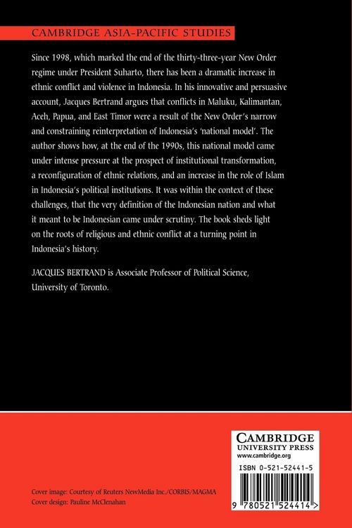 Produktbild: Nationalism and Ethnic Conflict in Indonesia