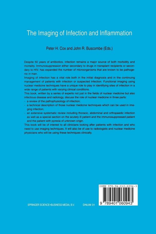 Produktbild: The Imaging of Infection and Inflammation