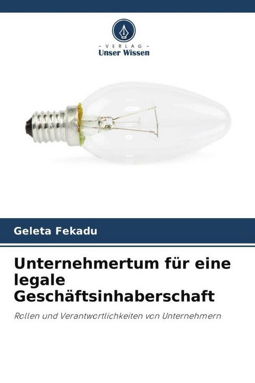 Produktbild: Unternehmertum f&uuml;r eine legale Gesch&auml;ftsinhaberschaft