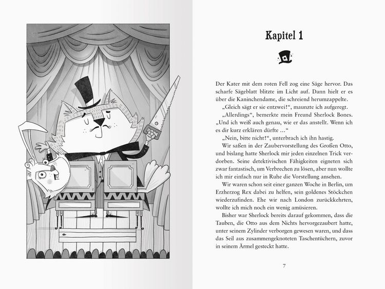 Produktbild: Meisterdetektiv Sherlock Bones, Band 3 - Der verschwundene Zauberer