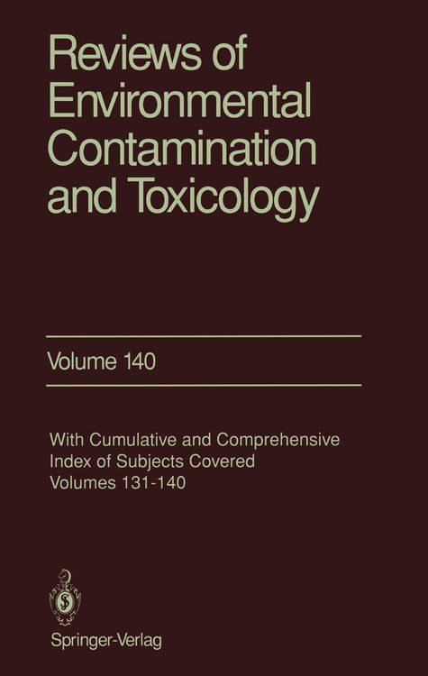 Produktbild: Reviews of Environmental Contamination and Toxicology