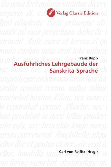 Produktbild: Bopp, F: Ausf&uuml;hrliches Lehrgeb&auml;ude der Sanskrita-Sprache