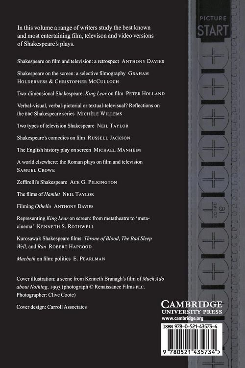 Produktbild: Shakespeare and the Moving Image