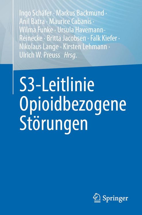 Produktbild: S3-Leitlinie Opioidbezogene St&ouml;rungen