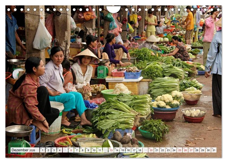 Produktbild: Vietnam (Wandkalender 2026 DIN A4 quer), CALVENDO Monatskalender