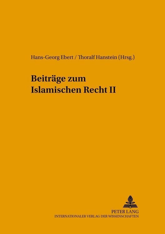 Produktbild: Ebert, H: Beitr&auml;ge zum Islamischen Recht 2