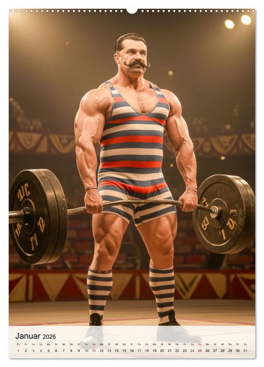 Produktbild: Zirkus der Kuriosit&auml;ten - Vintage, Faszination und Manege (hochwertiger Premium Wandkalender 2026 DIN A2 hoch), Kunstdruck in Hochglanz