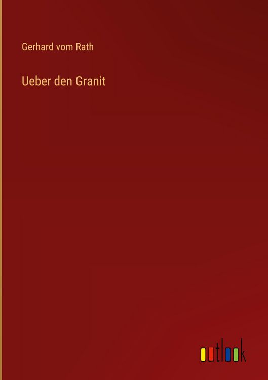 Produktbild: Ueber den Granit