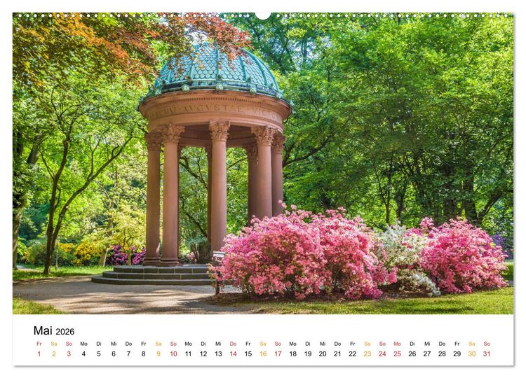 Produktbild: Bad Homburg - Die Perle im Hochtaunus (hochwertiger Premium Wandkalender 2026 DIN A2 quer), Kunstdruck in Hochglanz
