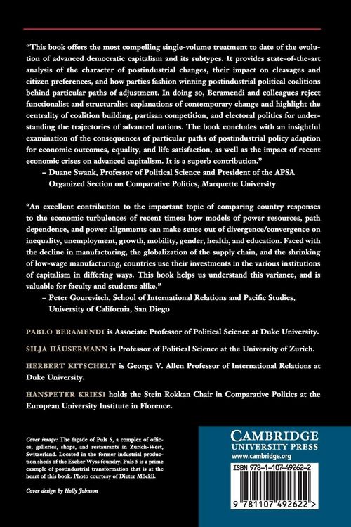 Produktbild: The Politics of Advanced Capitalism