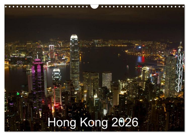 Produktbild: Hong Kong 2026 (Wandkalender 2026 DIN A3 quer), CALVENDO Monatskalender