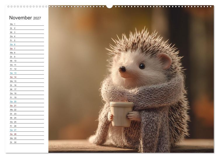 Produktbild: Tierisch genial (Wandkalender 2027 DIN A2 quer), CALVENDO Monatskalender