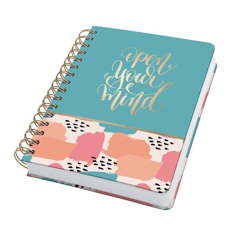 Produktbild: SIGEL JN611 Spiral-Notizbuch Jolie, ca. A5, dotted, t&uuml;rkis, apricot, rosa