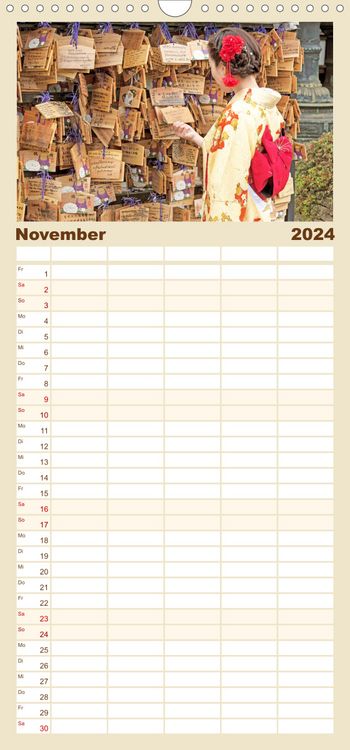Produktbild: Familienplaner Tokio entdecken (Wandkalender 2023 , 21 cm x 45 cm, hoch)