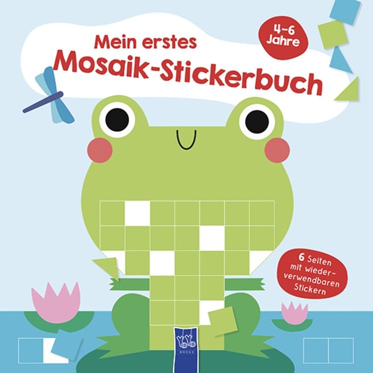 Produktbild: Mein erstes Mosaik-Stickerbuch 4-6 Jahre (Cover Frosch)