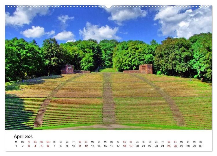 Produktbild: Heidelberg - Heiligenberg und Philosophenweg (hochwertiger Premium Wandkalender 2026 DIN A2 quer), Kunstdruck in Hochglanz