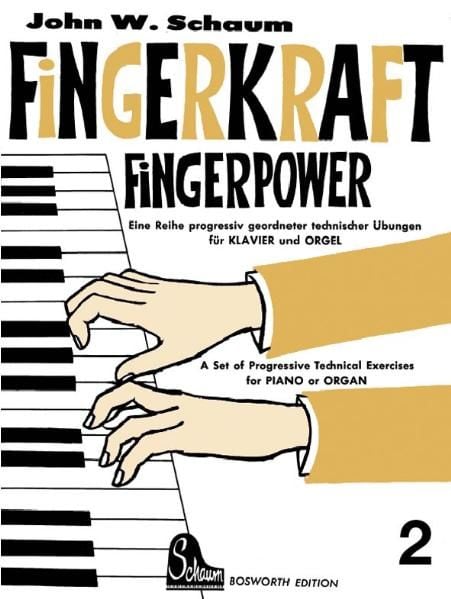 Produktbild: Fingerkraft. Progressiv geordnete technische Übungen für Klavier oder Orgel / Fingerkraft 2