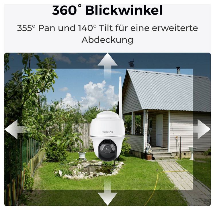 Produktbild: Reolink Argus Series B430 WLAN IP &Uuml;berwachungskamera 2880 x 1616 Pixel