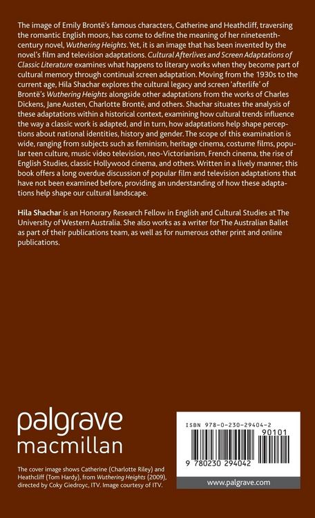 Produktbild: Cultural Afterlives and Screen Adaptations of Classic Literature