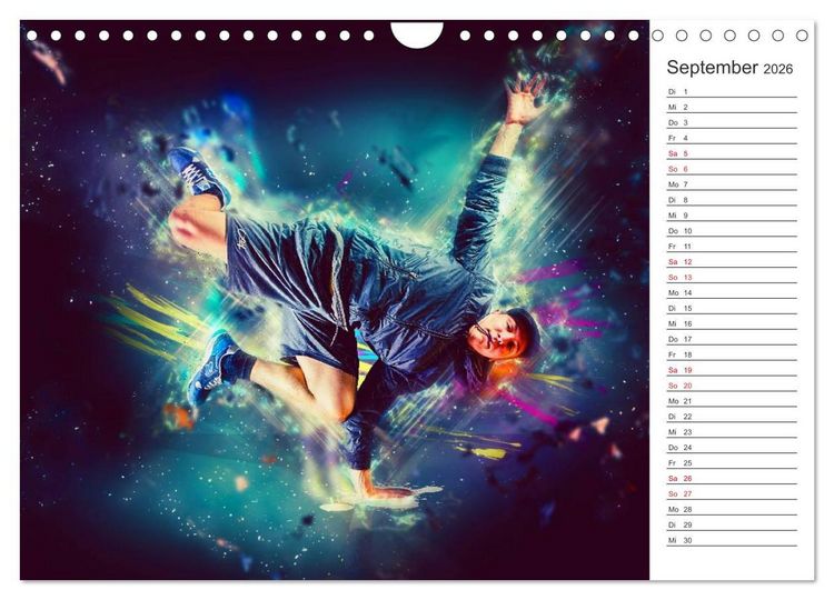 Produktbild: Break Dance (Wandkalender 2026 DIN A4 quer), CALVENDO Monatskalender