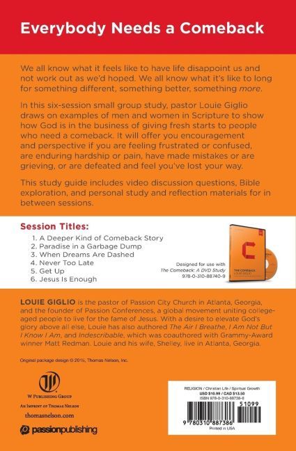 Produktbild: The Comeback Bible Study Guide