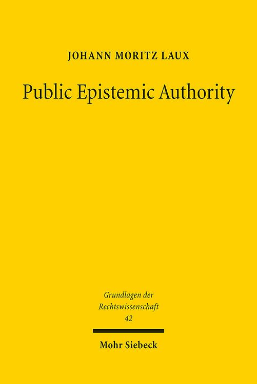 Produktbild: Public Epistemic Authority