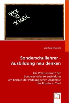 Produktbild: Matuella, L: Sonderschullehrer - Ausbildung neu denken
