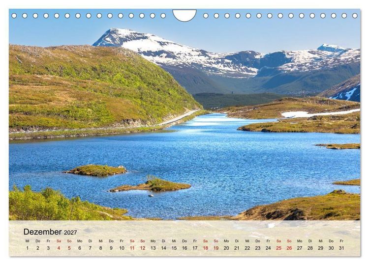 Produktbild: Norwegen Wo die Natur Geschichten erz&auml;hlt (Wandkalender 2027 DIN A4 quer), CALVENDO Monatskalender