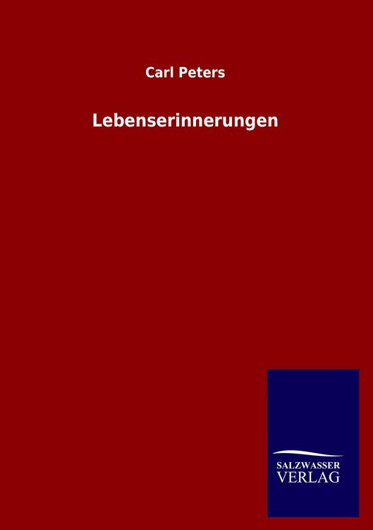 Produktbild: Lebenserinnerungen